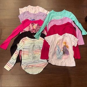 10 girls size 4/5 shirts